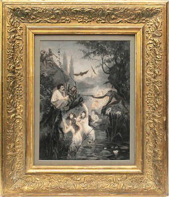 Прянишников Илларион Михайлович. Иллюстрация к повести Н.В. Гоголя «Пропавшая грамота» 